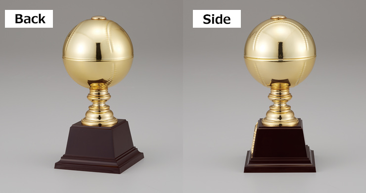 野球用ゴールデンボールトロフィーの詳細 JW-BT-2314