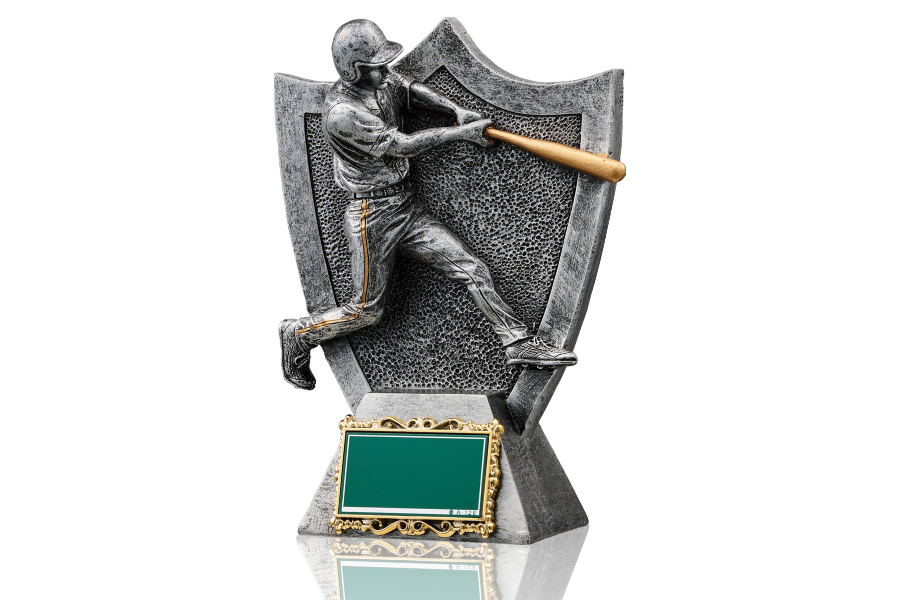 バッターデザインの野球用ブロンズトロフィー JW-BT-2320