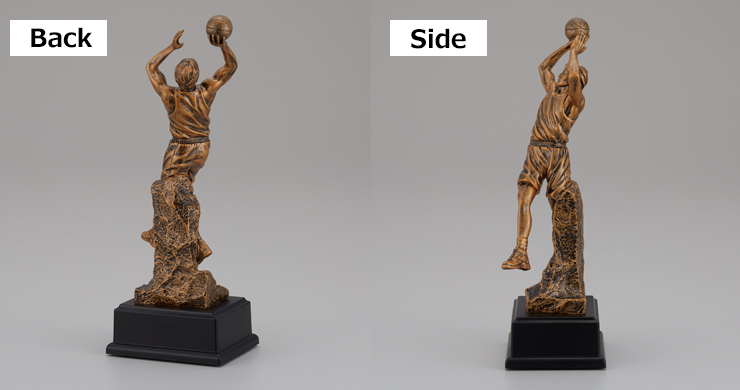 バスケットボール用ブロンズトロフィー JW-BT-2336