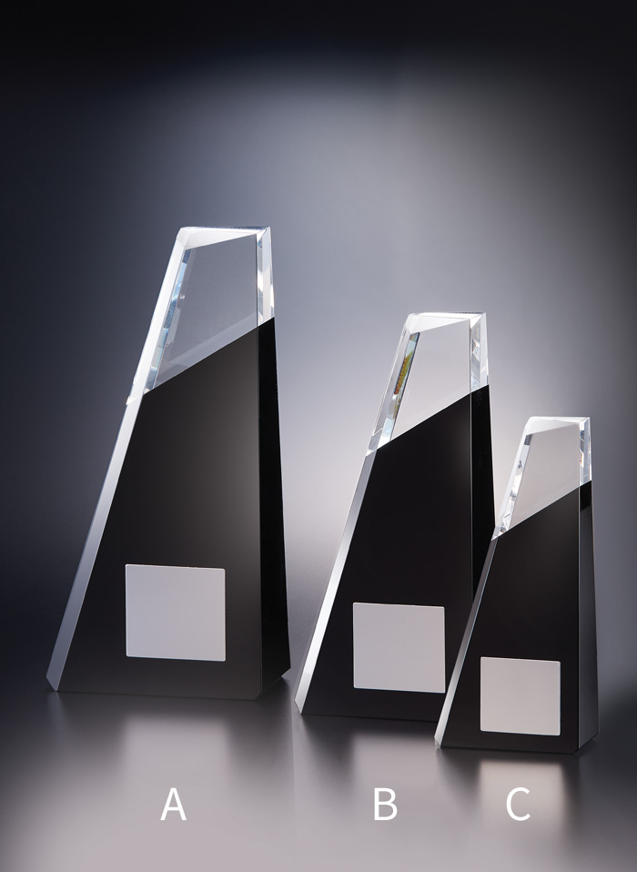 クリスタルトロフィー JW-BW-2030｜高さ17.0センチ～／重さ700g～