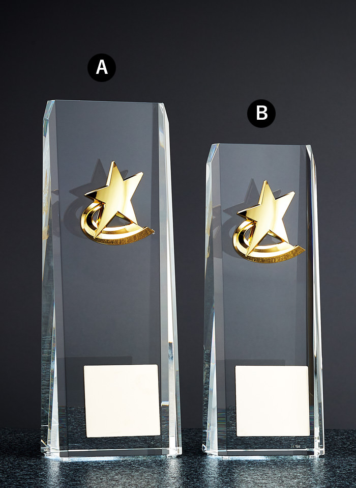 ゴールドスタークリスタルトロフィー JW-BW-2056