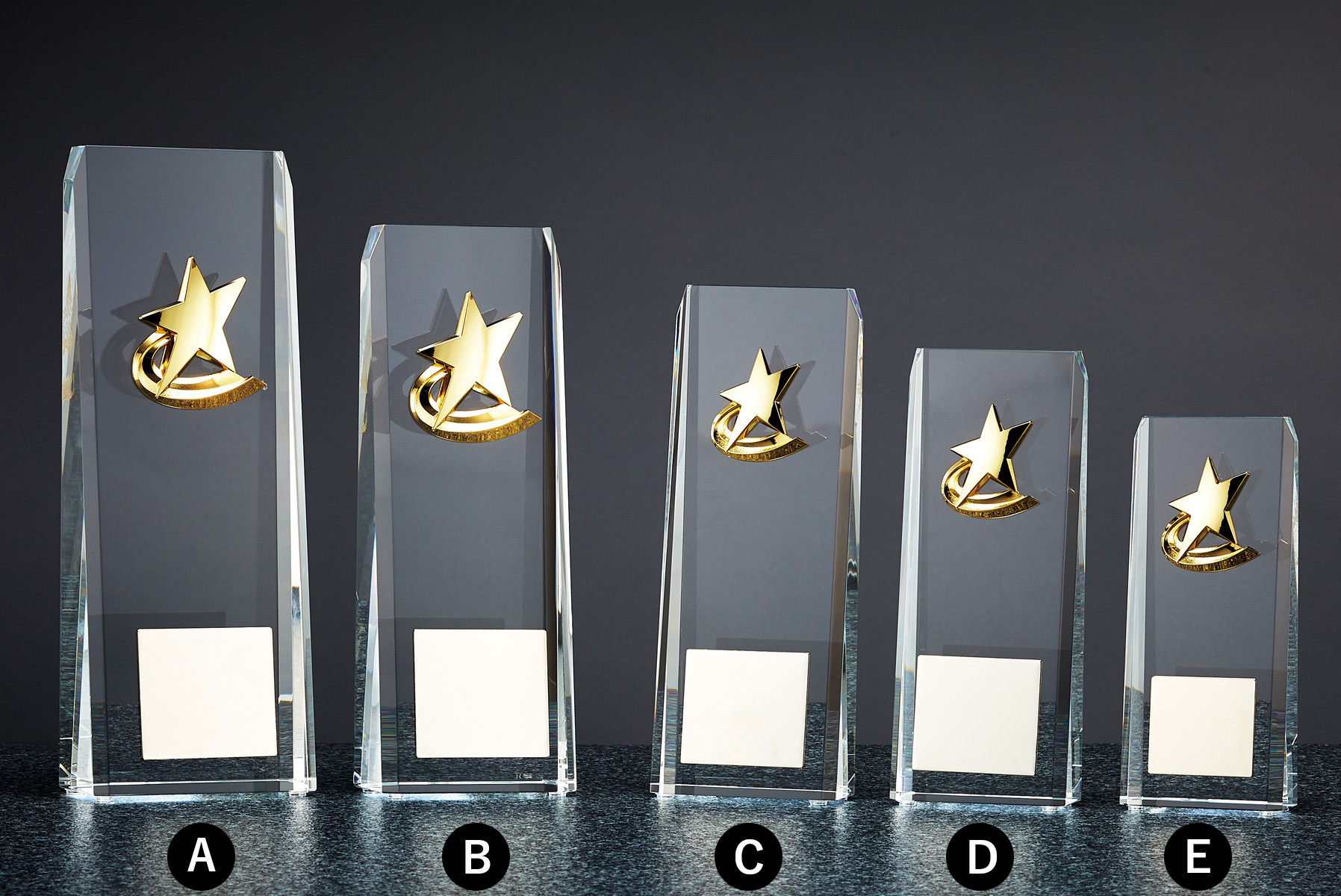 ゴールドスタークリスタルトロフィー JW-BW-2056