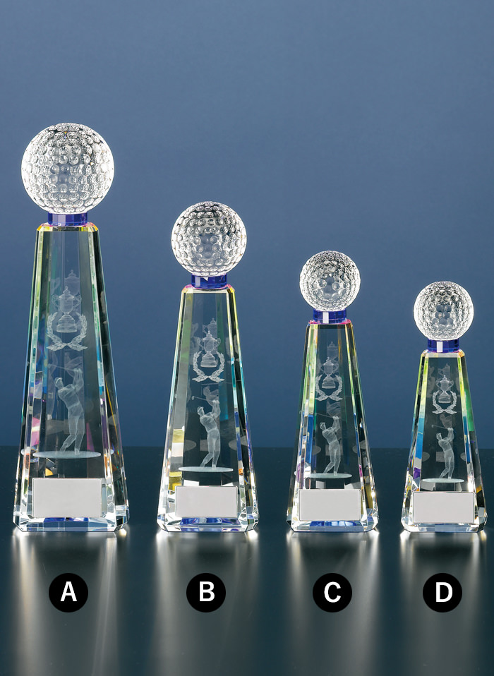 クリスタルトロフィー JW-BW-2195-golf