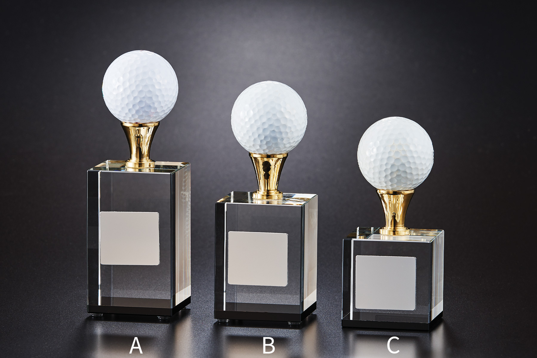 ゴルフボール台トロフィー JW-BW-2289｜高さ7.5センチ～／重さ350g～
