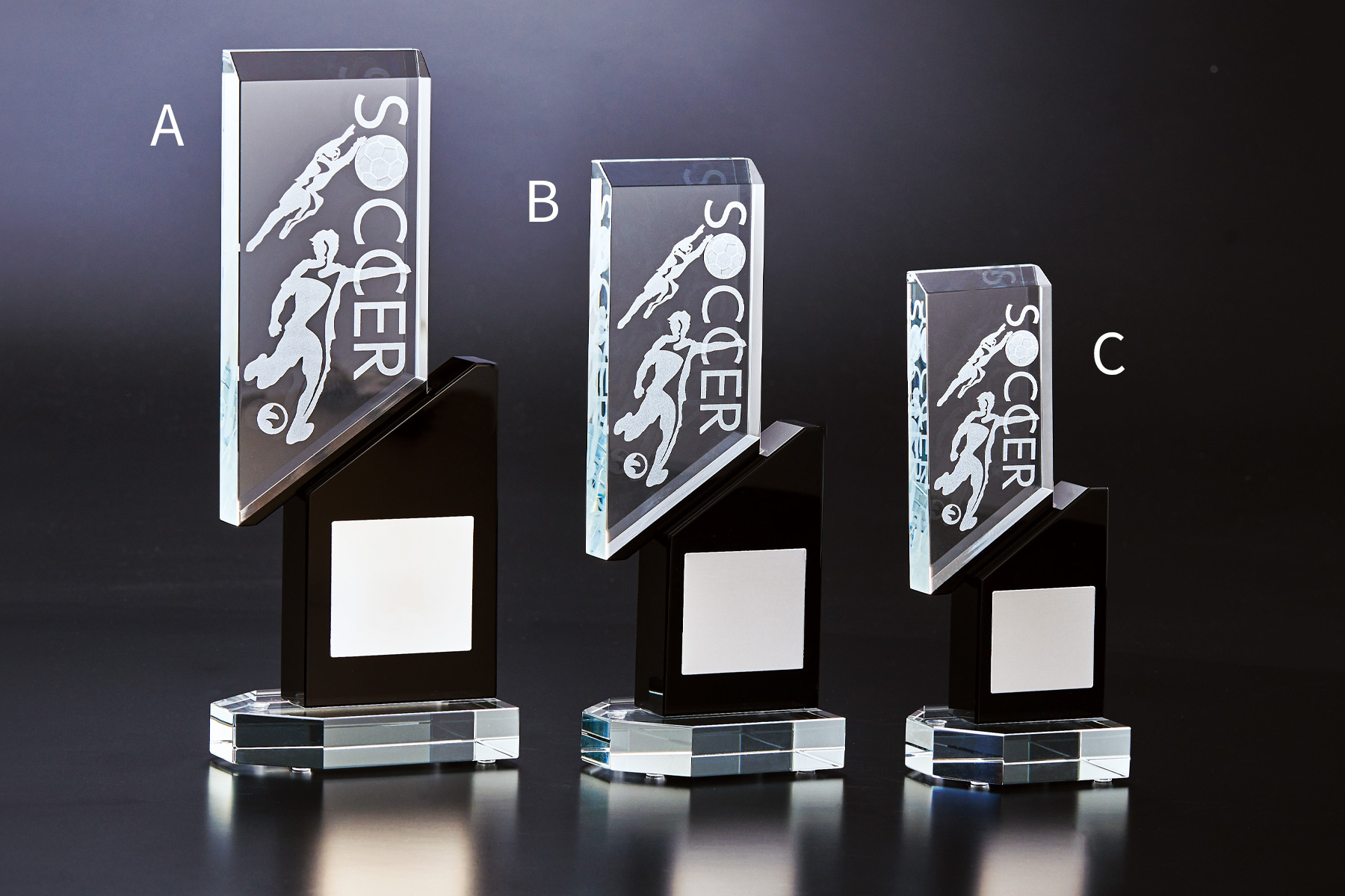 サッカートロフィー JW-BW-2322｜高さ18.5センチ～【2～4営業日後発送】