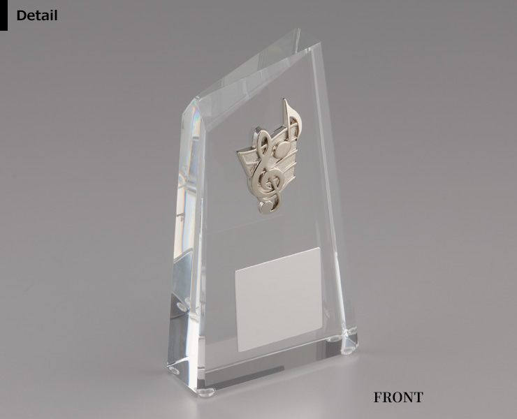 音楽用クリスタルトロフィーの詳細 JW-BW-2349