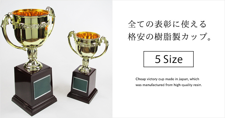 格安価格ながら美しい輝きが特徴の優勝カップ　JW-CT-1065