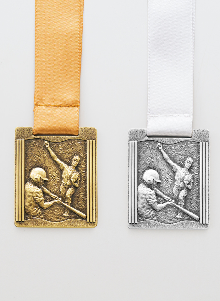 アンティークでおしゃれな野球メダル JW-MQ-baseball