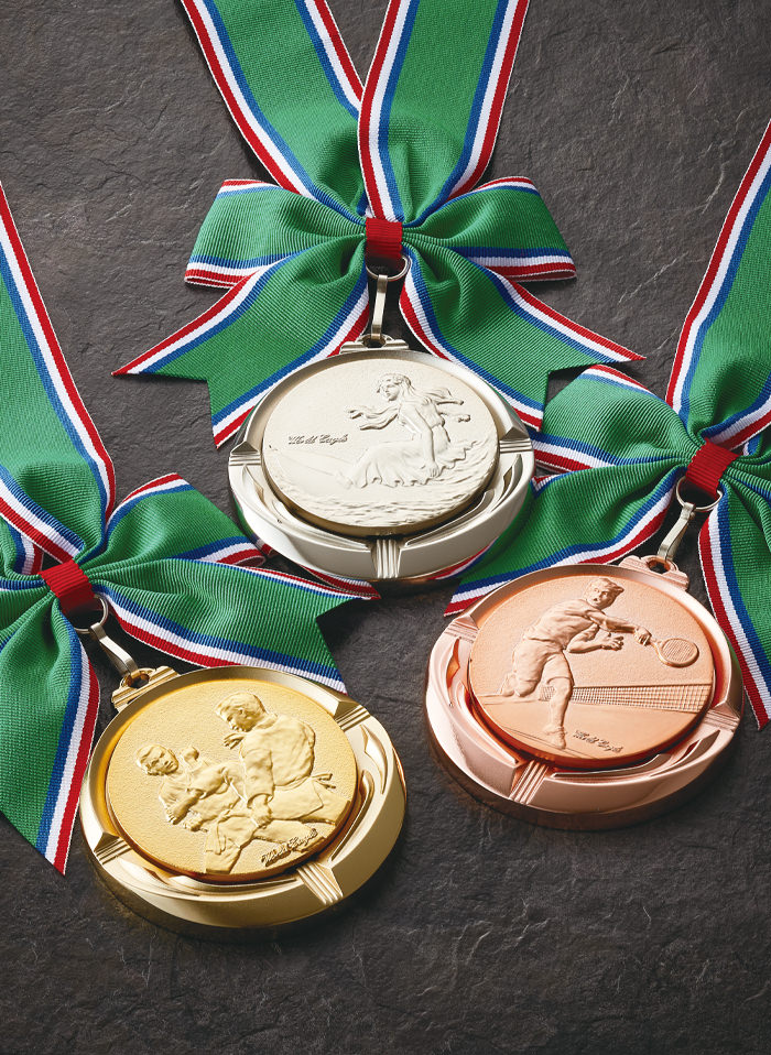 厚みのある特大表彰メダル JW-MR-103