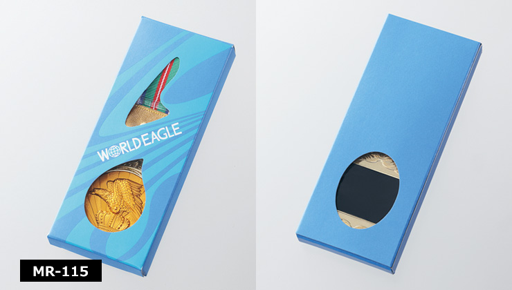 格安の紙箱ケースが選べる直径60ミリメダル JW-MR-114