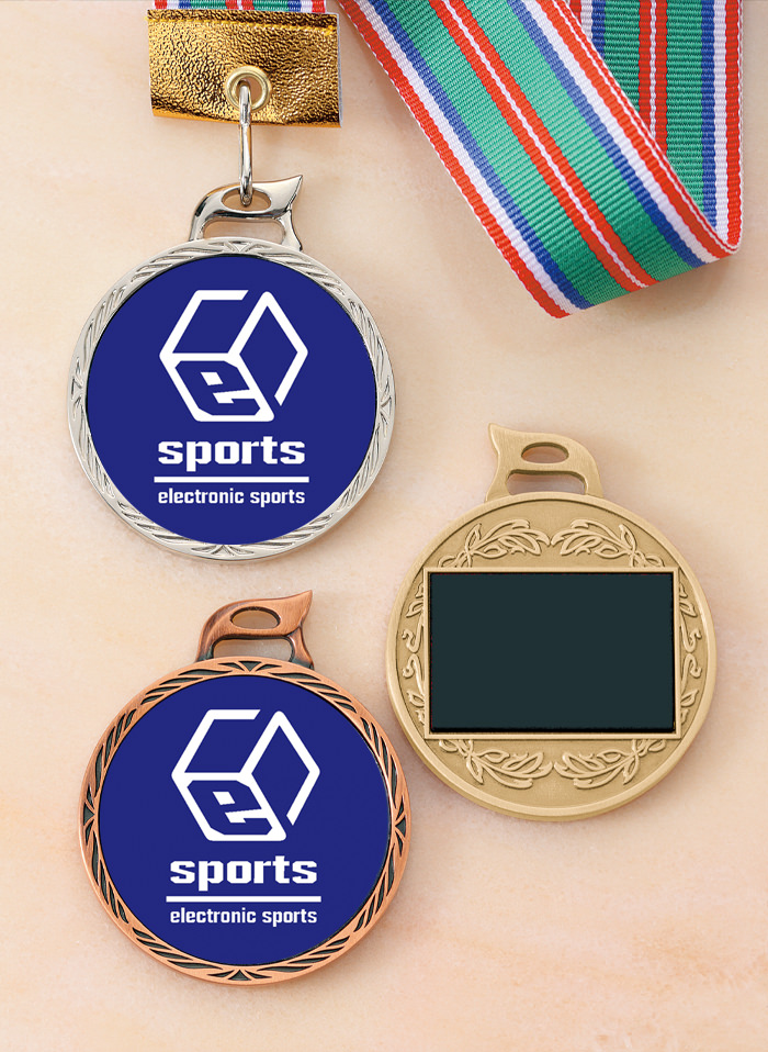 直径52ミリのジョイタスオリジナルeスポーツメダル　JW-MR-123-esport