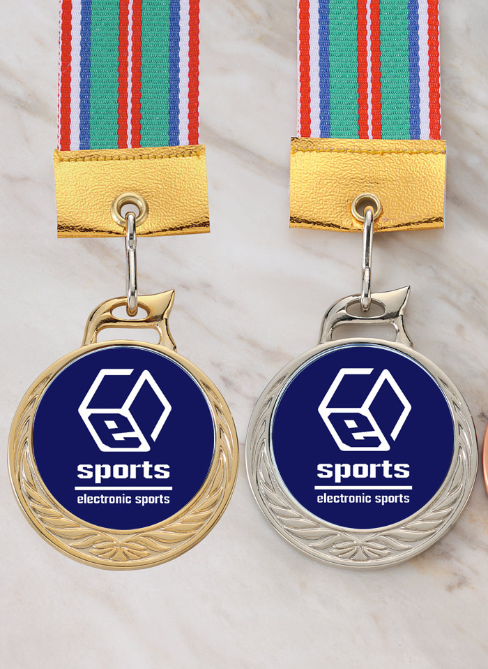 直径45ミリのおしゃれなeスポーツメダル　JW-MR-126-esport