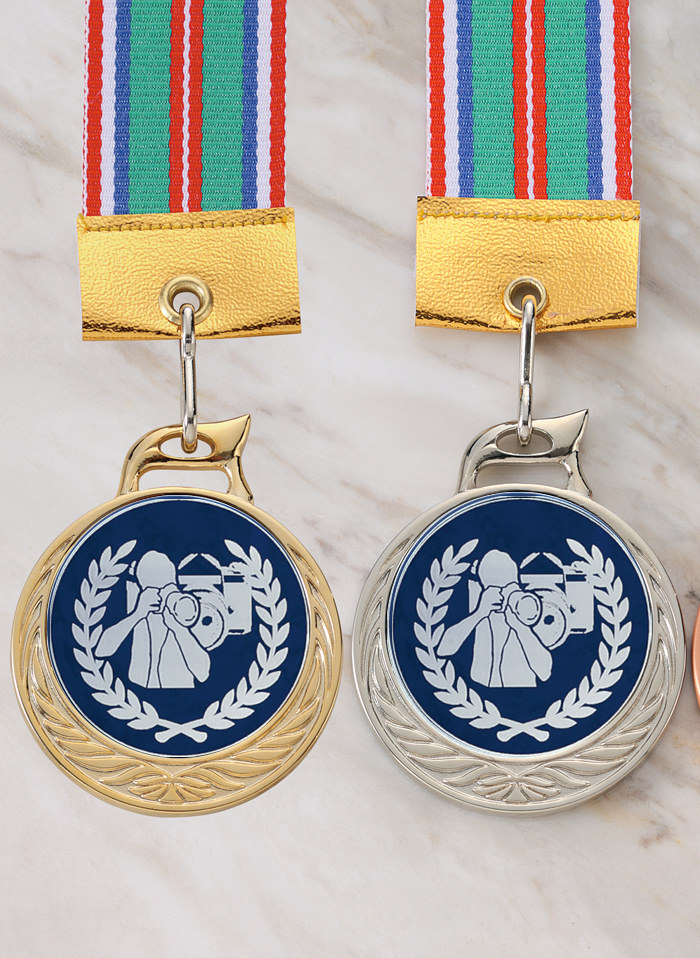 フォトコンテストに最適な格安表彰メダル　JW-MR-126-photo