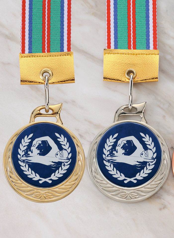 全12種類のデザインが選べる水泳専用メダル JW-MR-126-swimming