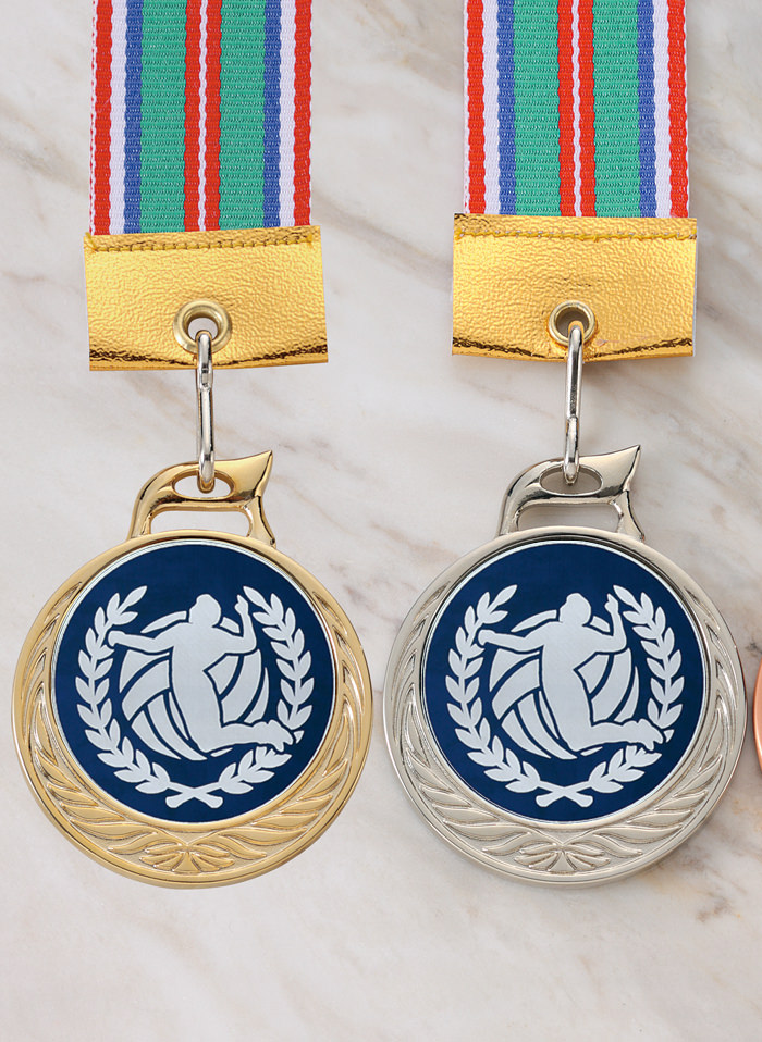 バレーボールの格安メダル　JW-MR-126-volleyball