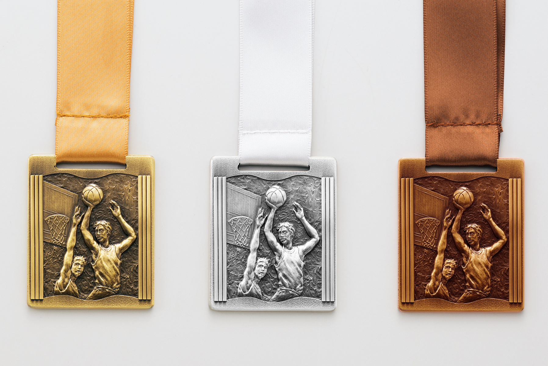 バスケットボール表彰用のスタイリッシュメダル JW-QM-basketball