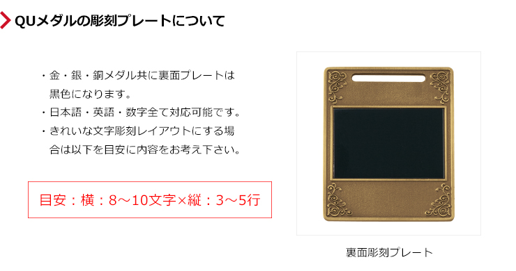 JW-QM　メダルへのきれいな文字彫刻するためのポイント