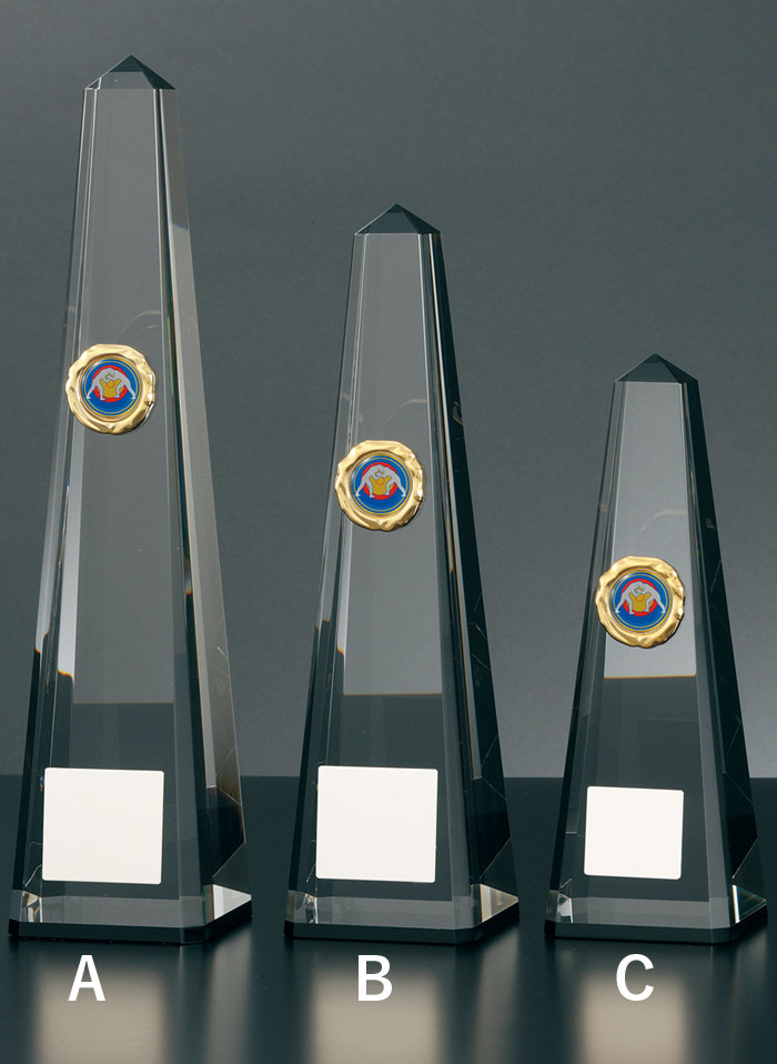 レスリング用のクリスタルトロフィー JW-RB-6064-wrestling