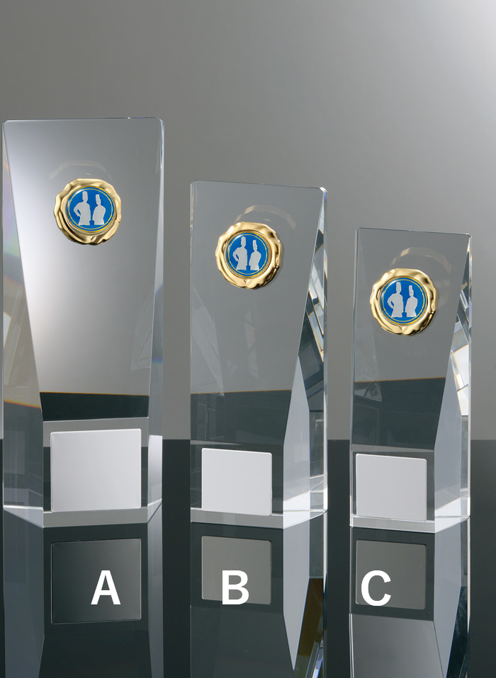 料理コンテストに人気のクリスタルトロフィー JW-RB-6065-cooking