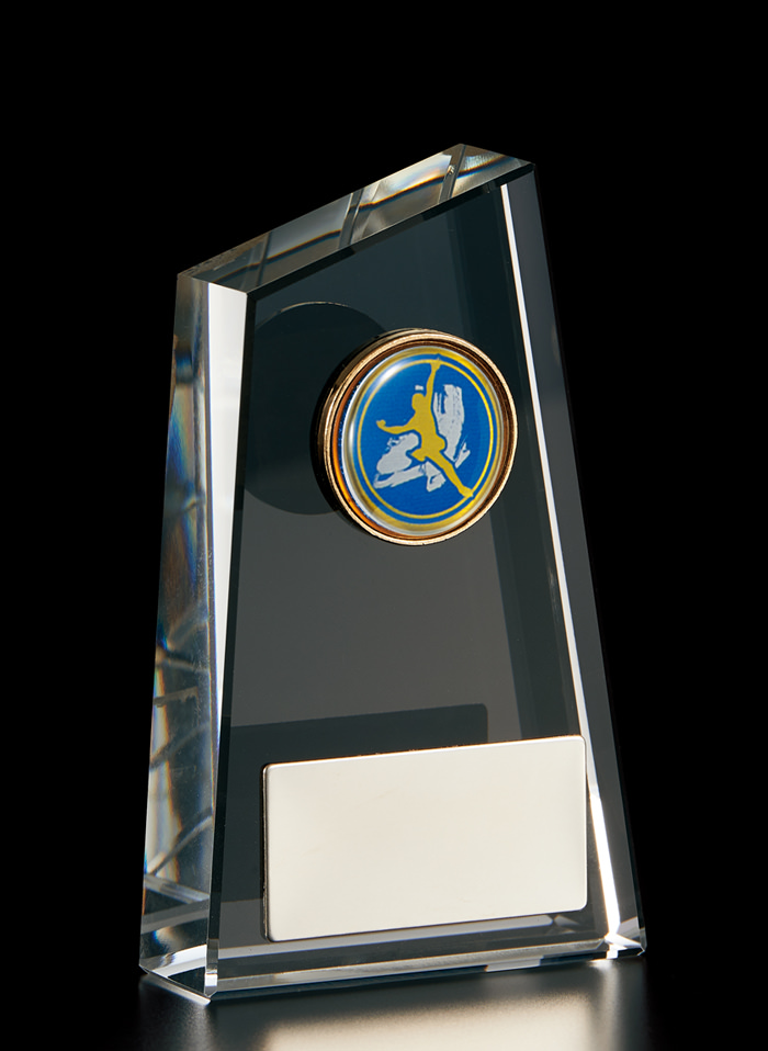 スケート競技専用のクリスタルトロフィー JW-RB-6069-skate