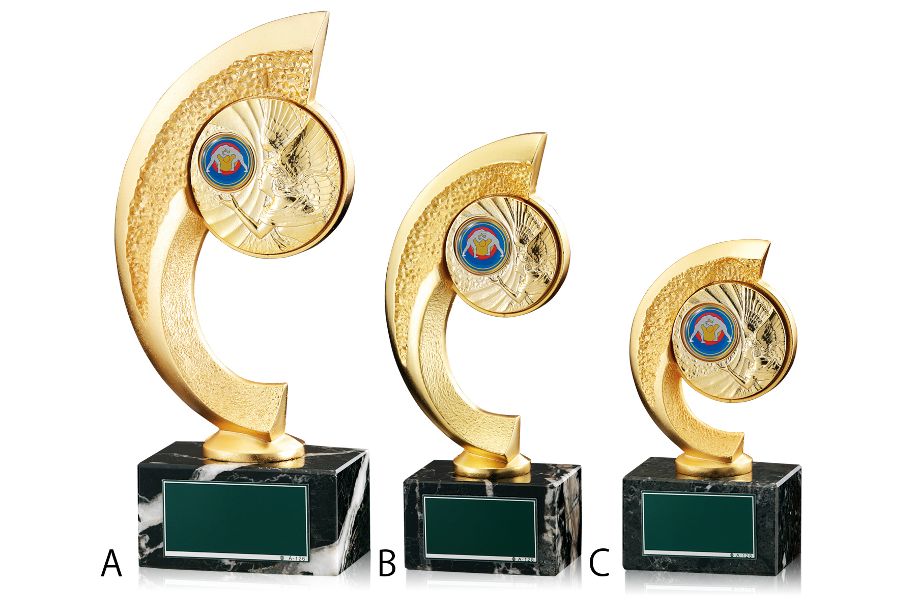 レスリング大会でおすすめのコンパクトトロフィー　JW-RB-6080-wrestling