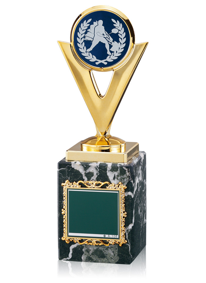 高級感漂うバドミントンブロンズトロフィー JW-RB-6099-badminton