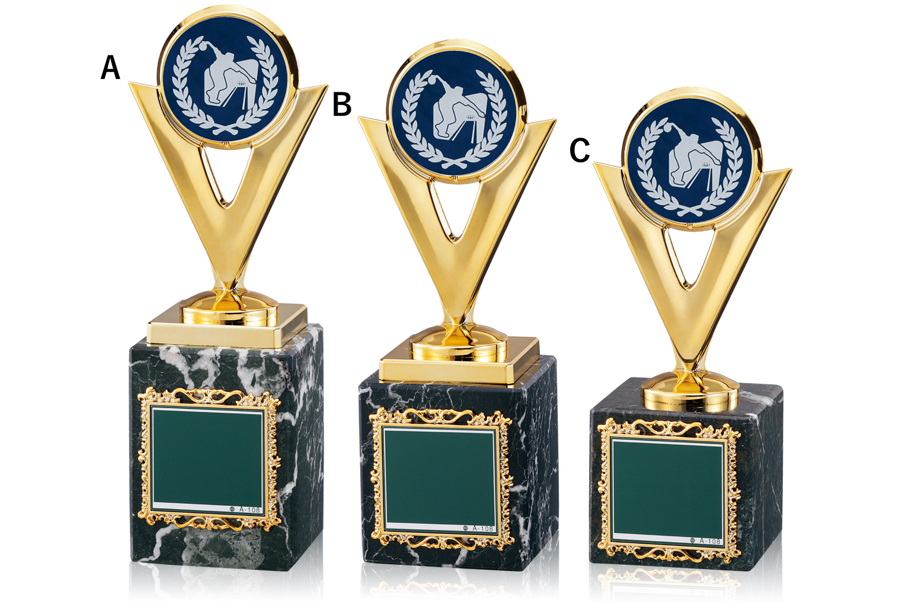 ボウリング用ブロンズトロフィー JW-RB-6099-bowling