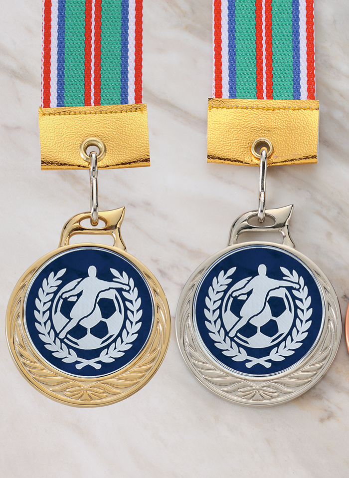 サッカー・フットサル用種目取替えメダル　JW-RM-162-soccer