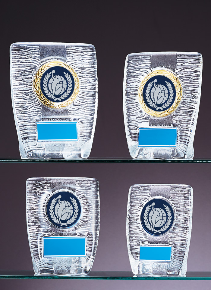 低価格予算でも安心のバスケットボールガラス楯 JW-RS-6087-basketball