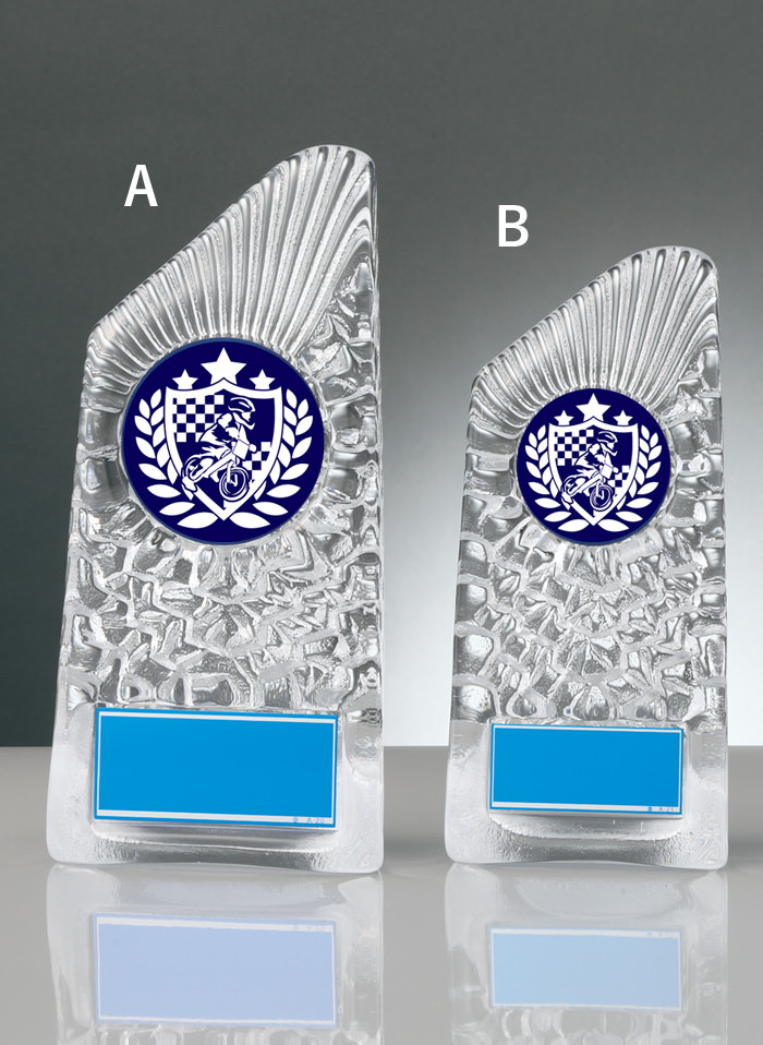 キッズバイク専用のクリスタル表彰楯　JW-RS-6088-kidsbike