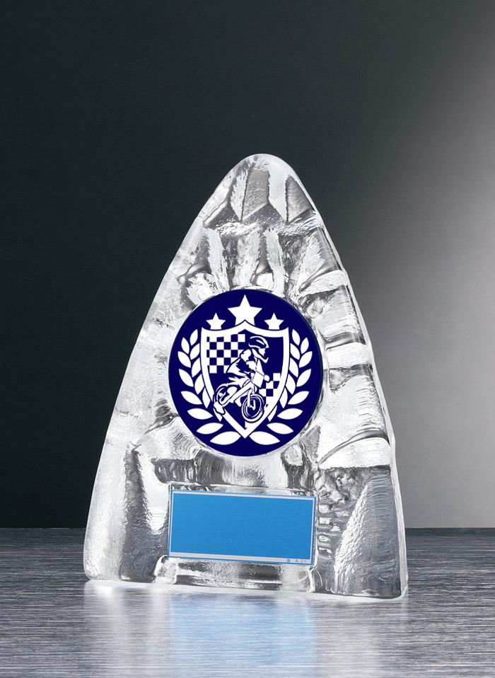 低価格なガラス製キッズバイク表彰楯　JW-RS-6090-kidsbike