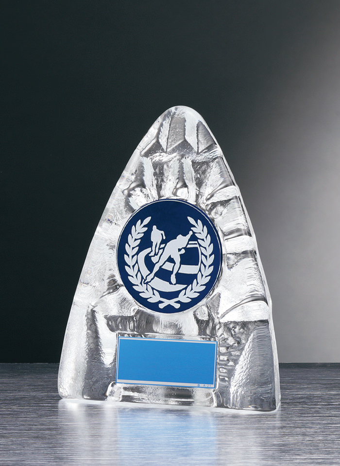 ガラスの美しさが際立つスケート専用表彰楯 JW-RS-6090-skate