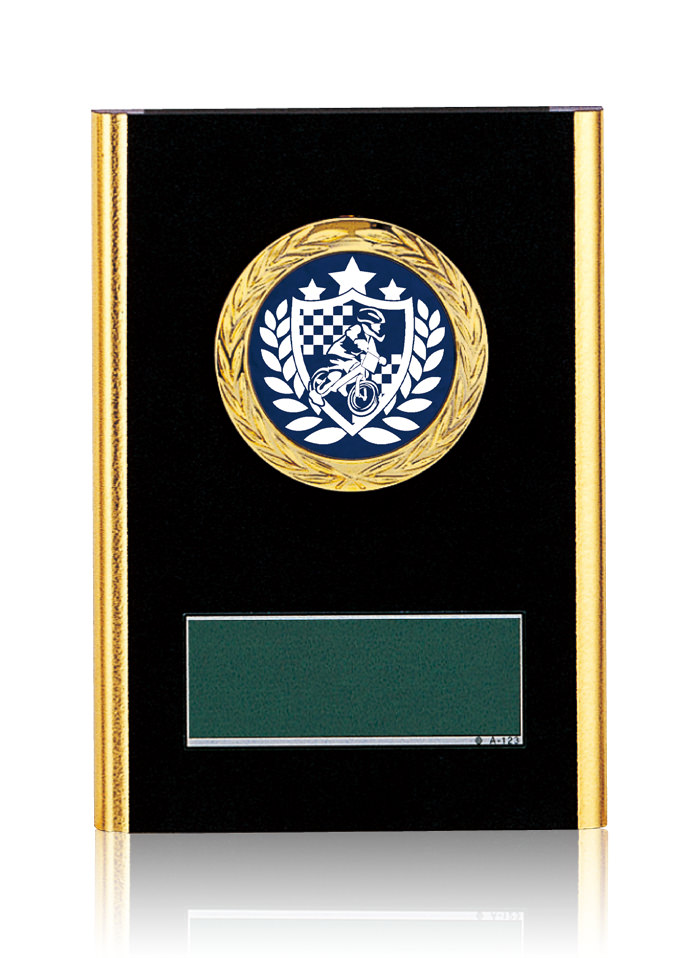 キッズバイク専用の木製表彰楯　JW-RS-6097-kidsbike