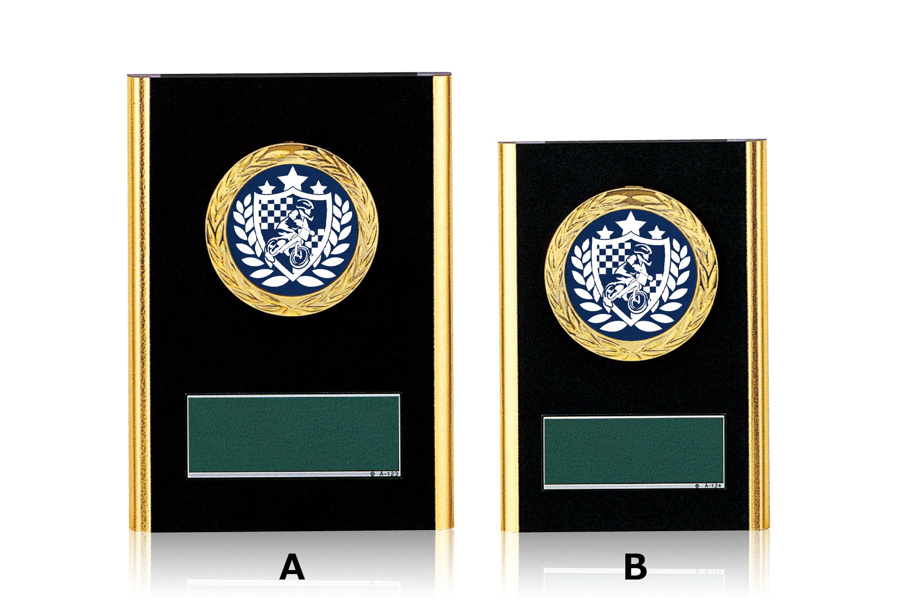 キッズバイク専用の木製表彰楯　JW-RS-6097-kidsbike