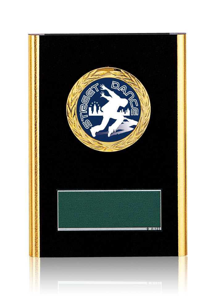 ストリートダンス専用の木製表彰楯 JW-RS-6097-streetdance