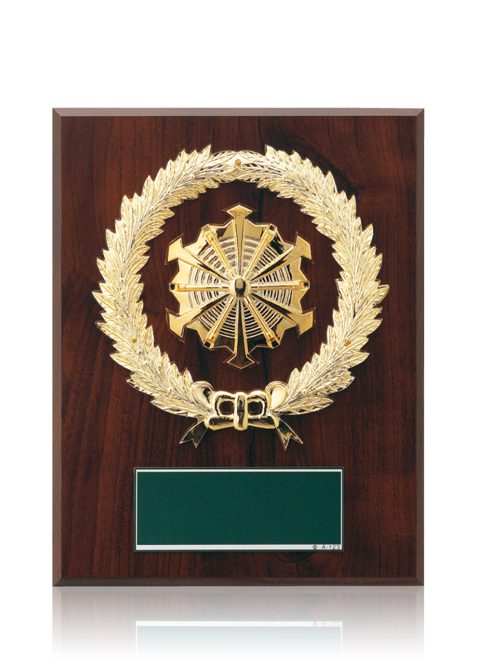 消防用のスタンダード表彰楯　JW-RS-6129-firefighting