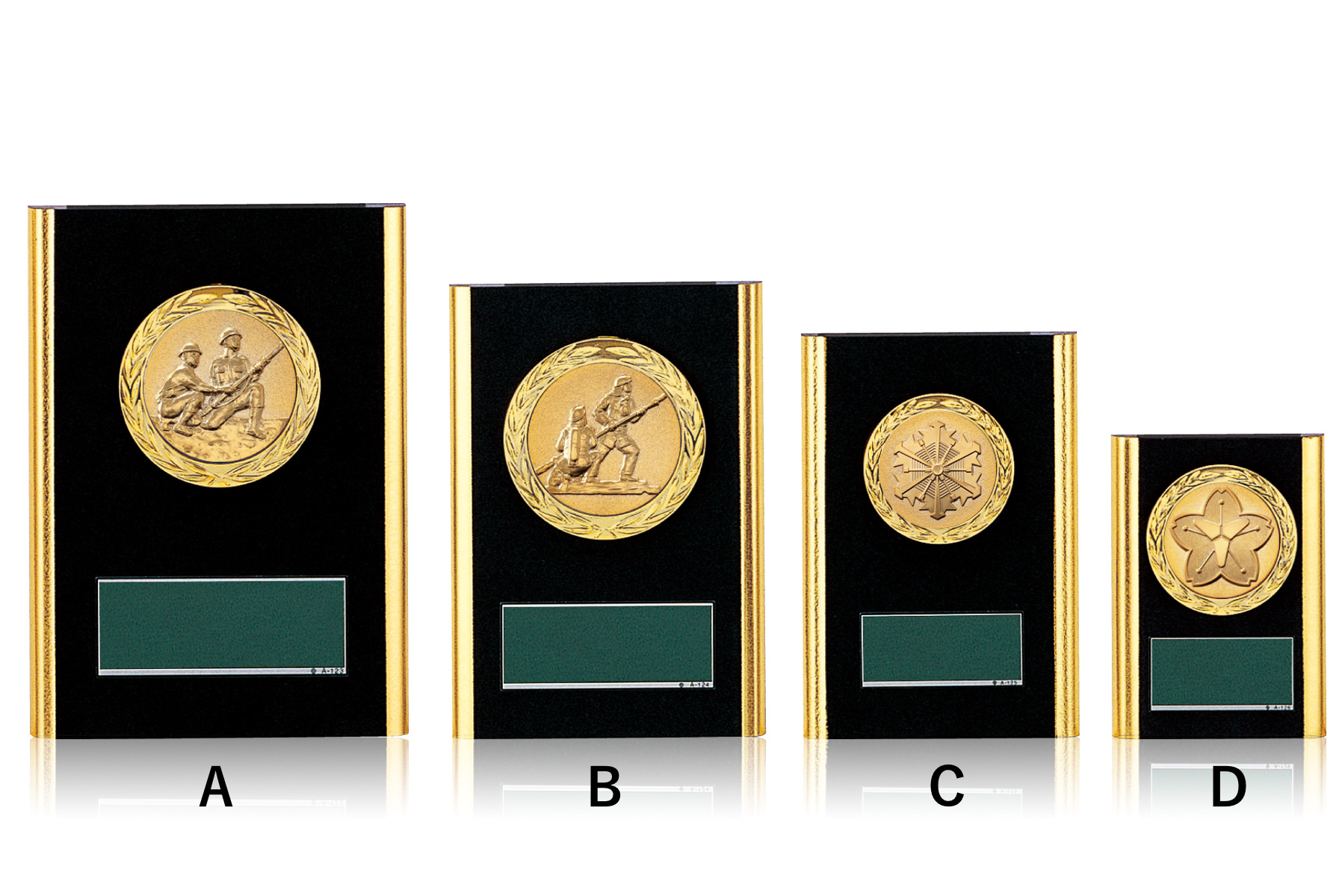 JW-RS-6133-firefighting　消防用の種目取替え表彰楯