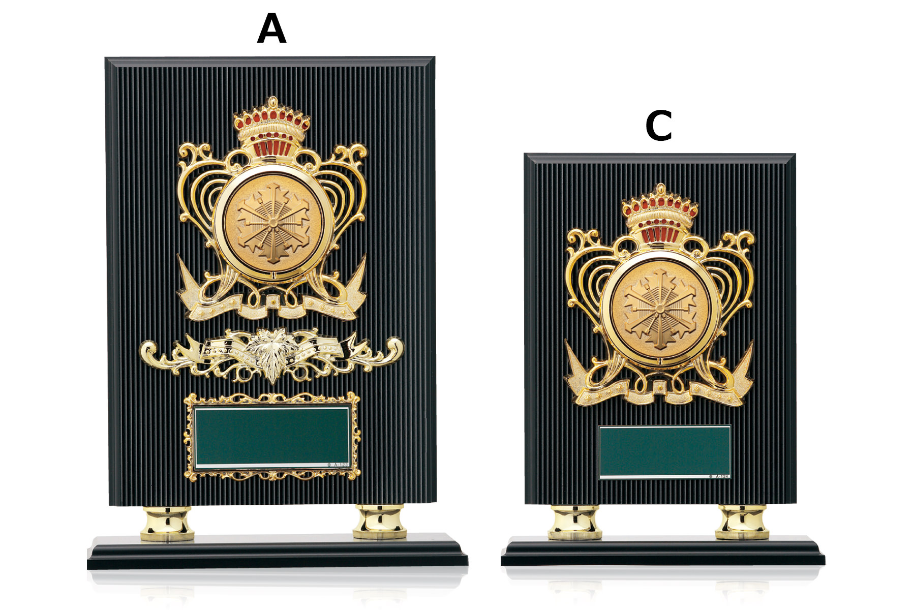 JW-RS-6145-firefighting　消防用のスタンド付表彰楯