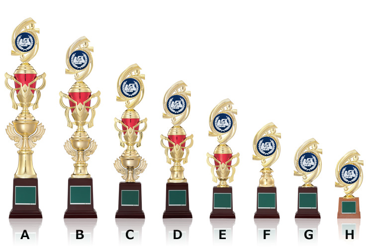 手の平サイズの腕相撲ミニトロフィー JW-RT-3127-armwrestling