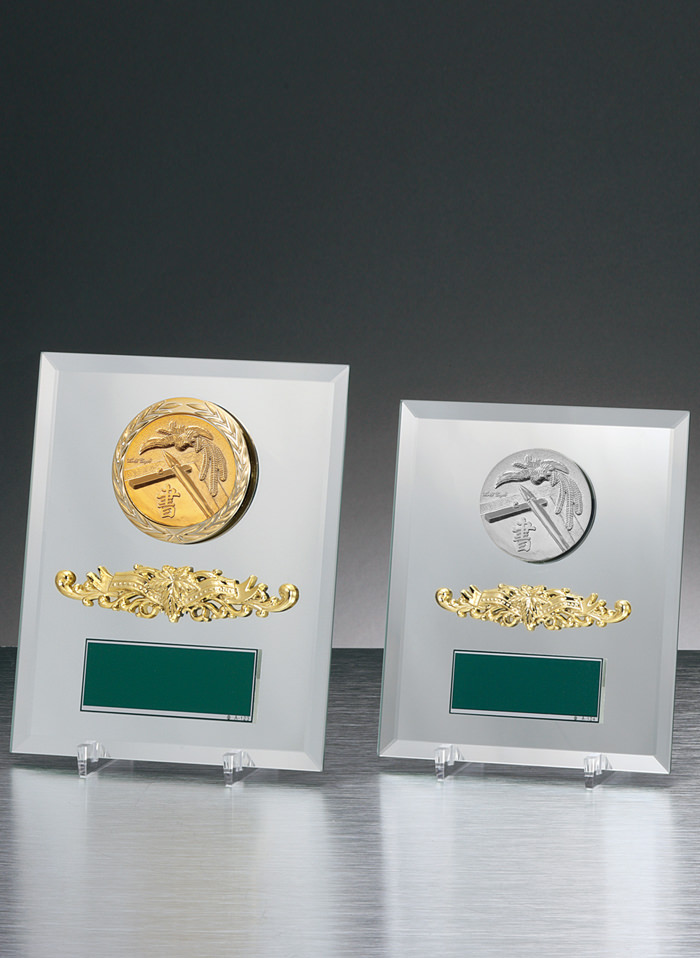 美しい輝きが人気の書道・習字ミラー楯 JW-S-6019-calligraphy