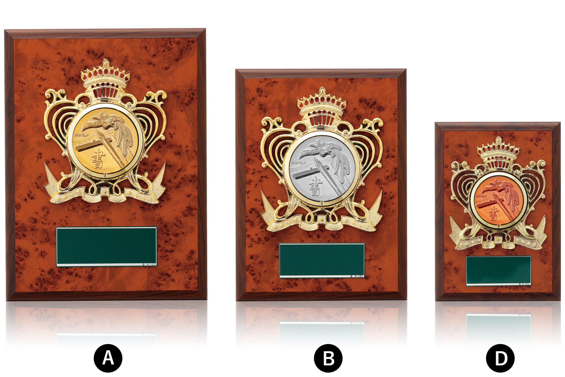 書道・絵画コンクール用におすすめの木製表彰楯　JW-S-6051-calligraphy