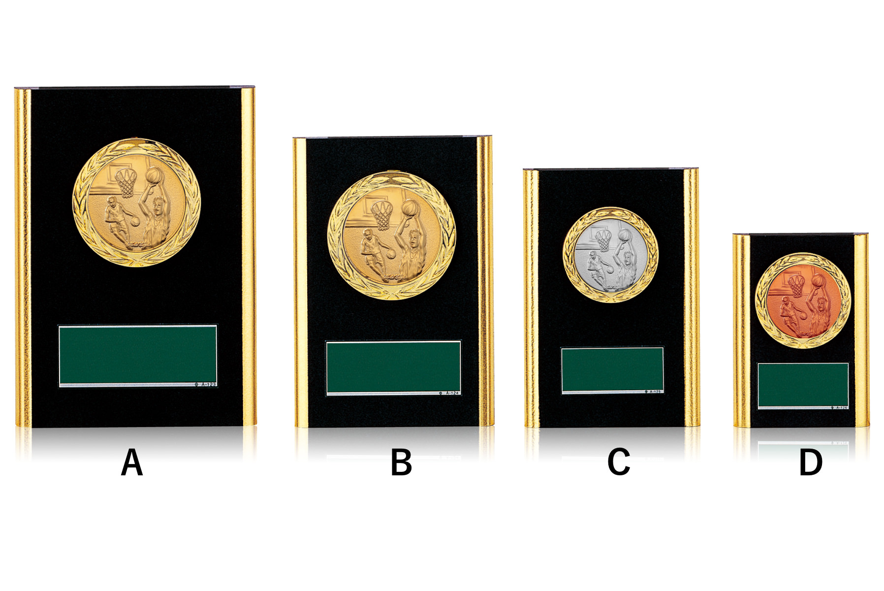 バスケットボール用表彰楯　JW-S-6056-basketball