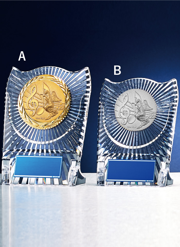 カラオケ大会用アクリル表彰楯 JW-S-6057-karaoke