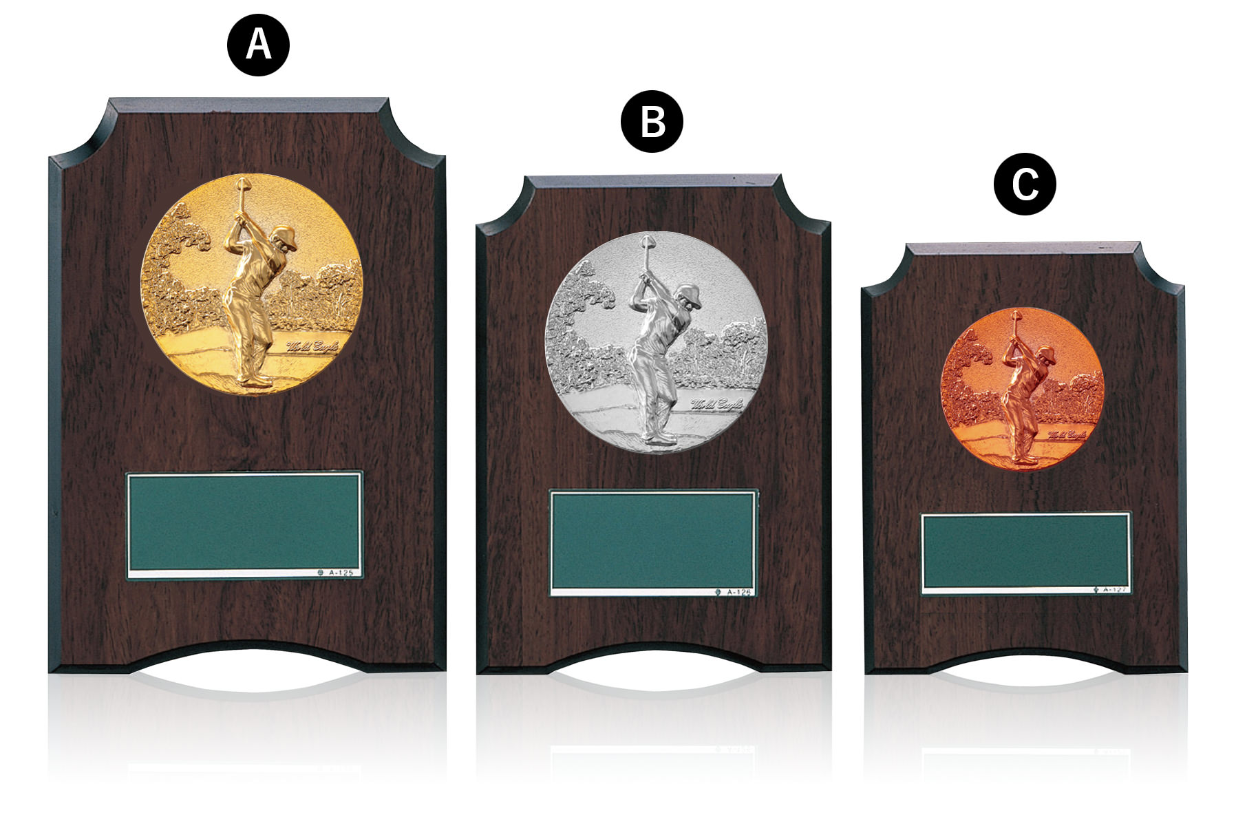 ゴルフ専用の低価格表彰楯　JW-S-6059-golf