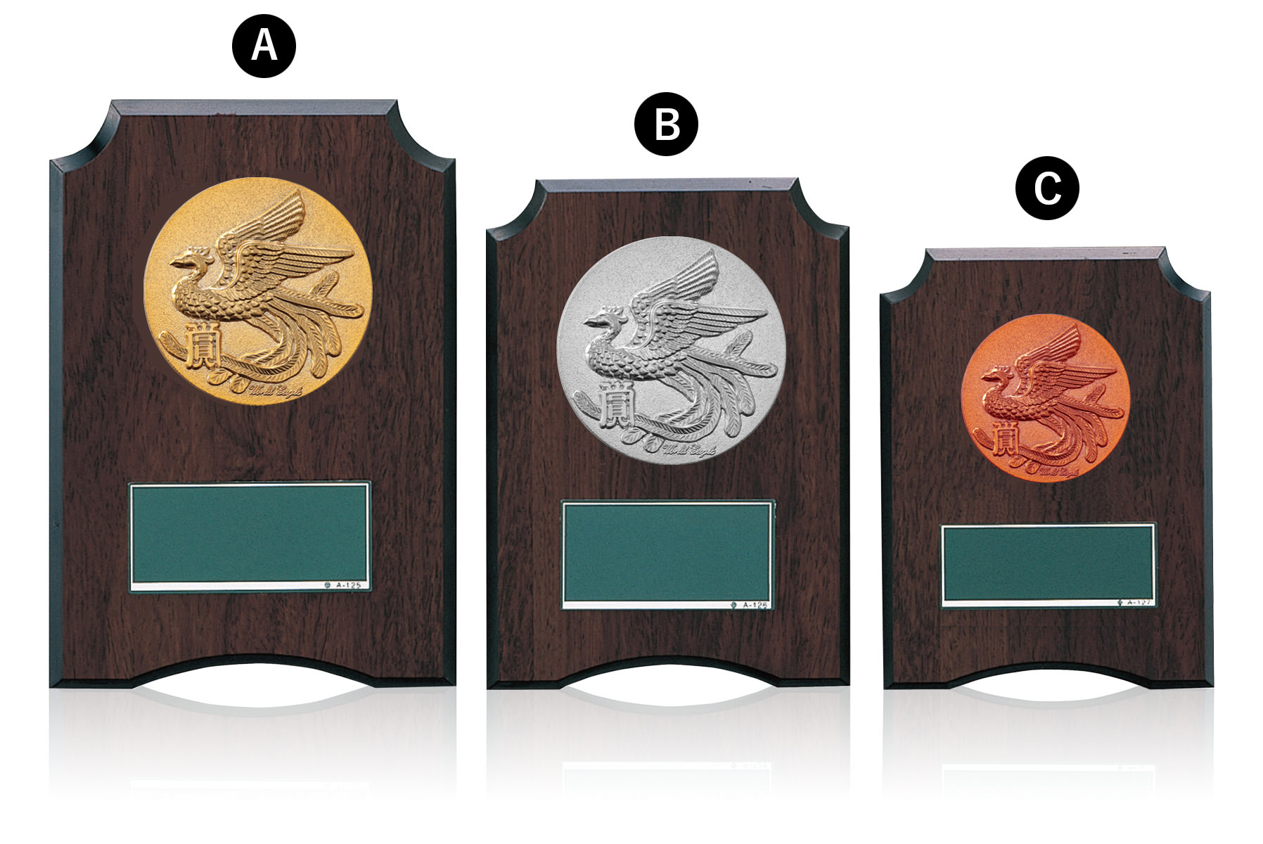 スキー表彰におすすめの低価格楯　JW-S-6059-skiing