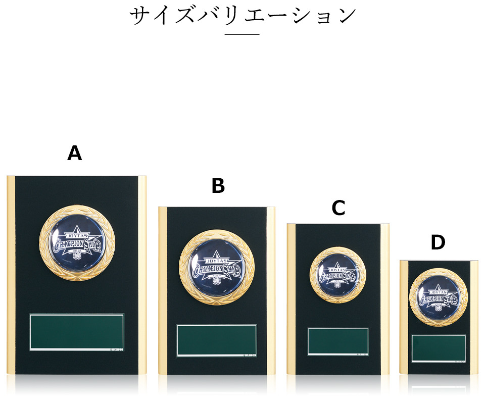 オリジナルマーク加工が出来る表彰楯のサイズ紹介 JW-SH-7311