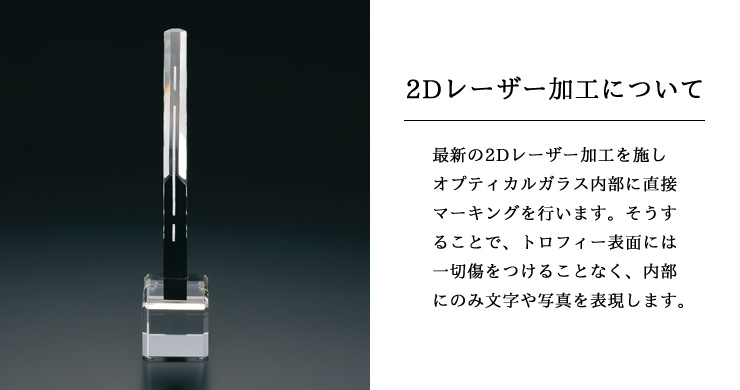 オプティカルガラストロフィーの内部に加工する2Dレーザー加工のご紹介 JW-SHD-7094