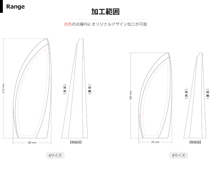商品加工範囲説明 JW-SHD-7102