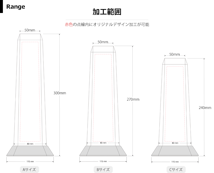 商品加工範囲説明 JW-SHD-7449