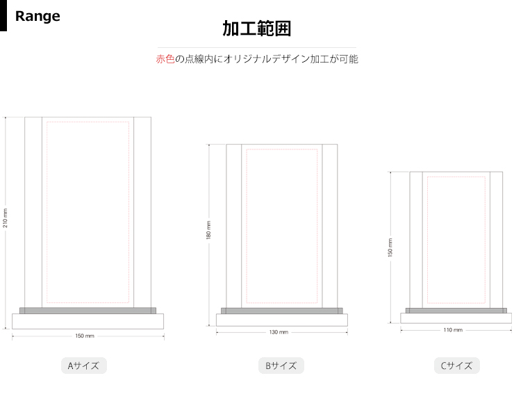 商品加工範囲説明 JW-SHD-7563